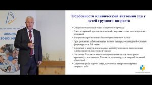 Особливості клінічної анатомії вуха у дітей грудного віку