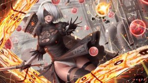 NieR:Automata 2B WallpaperEngine