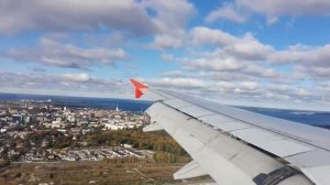 Landing on Beautiful Tallinn Airport