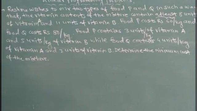 LINEAR PROGRAMMING PROBLEMS CLASS XII CBSE NCERT Lecture-3