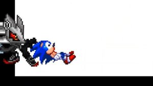 Соник и классик Соник vs Инфинити(анимация)