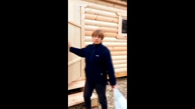 ПЕРЕВОЗНАЯ Баня из бруса. ОТЗЫВ Заказчика!