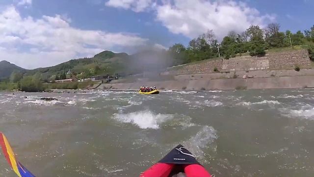 rodeo ain't nothing - try a whitewater kayak :) смотреть онлайн