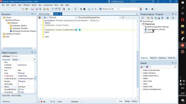 Reading from a text file (Part 1) - Delphi Tutorial (Part 33) смотреть онлайн