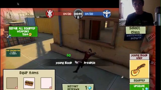 Blitz Brigade Multiplayer Gameplay/Commentary with FACECAM part 70: Spending Skill Points! смотреть онлайн