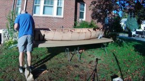 Build a 12 ft plywood solo pack canoe in less than 20 hrs?