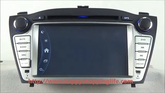 Hyundai IX35 2009- Auto Radio DVD GPS Navi Bluetooth TV смотреть онлайн