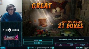 Crash Bandicoot: N. Sane Trilogy by DepCow in 53:24 - Awesome Games Done Quick 2021 Online