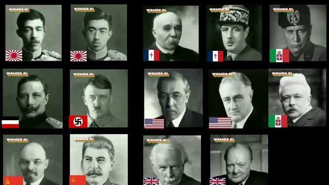 WW2 And WW1 Leaders Singing Witch Doctor ?