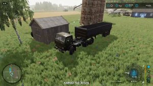 FS 22 Карта Ничейная земля - Часть 2. Собираем первый урожай пшеницы на комбайне Дон-1500Б