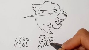 Как нарисовать логотип MR Beast