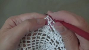 Скатерть в технике филейного вязания "Подснежник". Часть 1.