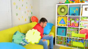 Платоха Моха шутит и играет с папой - сборник видео для детей