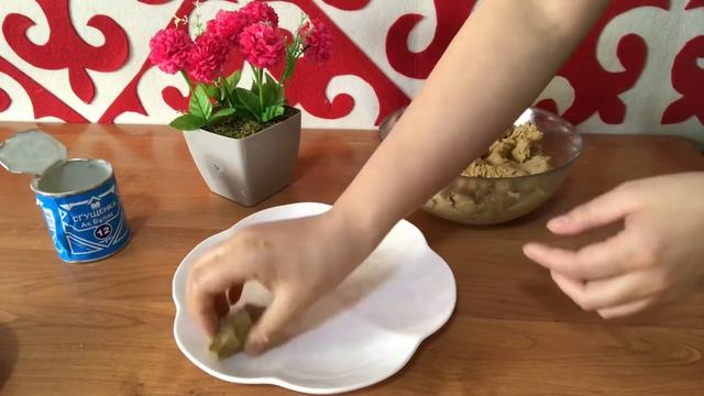 Казахский десерт Жент. Жент со сгущёнкой. Жент на сливочном масле. Вкусный Жент. смотреть онлайн