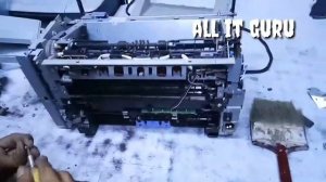hp laserjet m1005 printer disassembly and paper jam issues sol