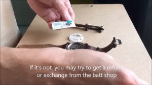 How to replace a Fossil watch battery