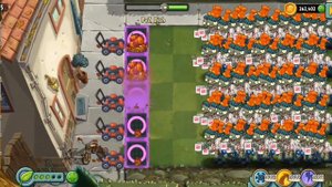 Продолжение видео со спамом. Ульта каждого растение против спама зомби. Спам Конусоголовых.