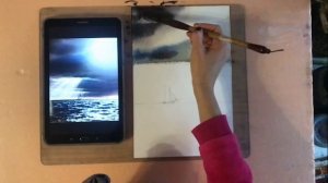 Акварельная картина | Как подготовить бумагу для рисования | Короткий урок