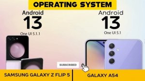 Samsung Galaxy Z Flip 5 VS Samsung Galaxy A54 - Full Comparison ⚡Which one is Best