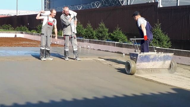 Полы MASTER TOP, промышленные полы 800 м2 за один день! смотреть онлайн