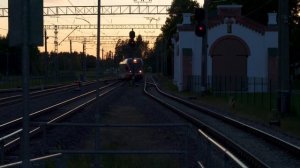 Пассажирские поезда на ст. Аэгвийду / Commuter trains at Aegviidu