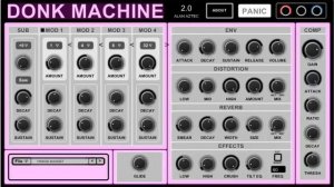 Donk Machine VST by Hinton and Fairchild