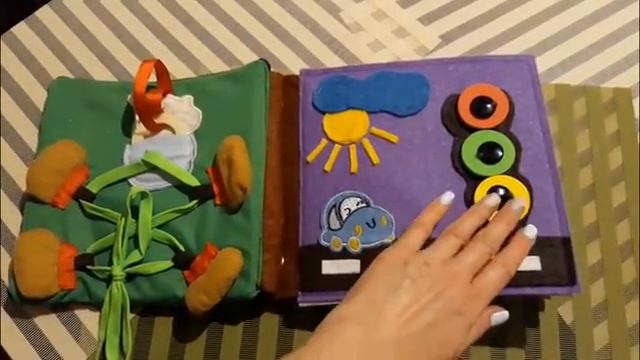 Мягкая книжечка своими руками. (Quiet book) смотреть онлайн