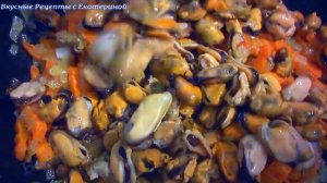 Как приготовить вкусный плов с мидиями! Pilaf with Mussels!
