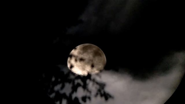 Viewing The Moon Through Clouds With An Orion 4.5" StarBlast Dobsonian Telescope смотреть онлайн