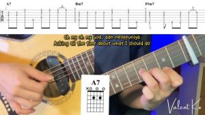 NewJeans (뉴진스) 'OMG' - Fingerstyle Guitar Tutorial Chord + Tabs with lyric , karaoke
