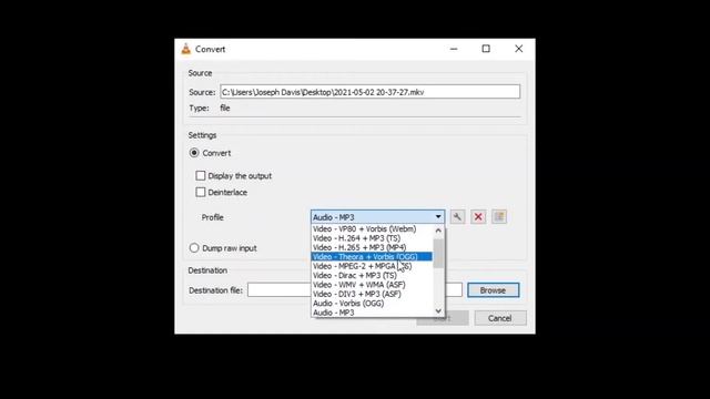 How to convert mkv to mp4 using VLC media player #VLC #MKV #MP4 смотреть онлайн
