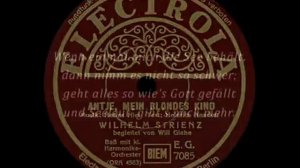 "Antje, mein blondes Kind" (Niel) Wilhelm Strienz 1940