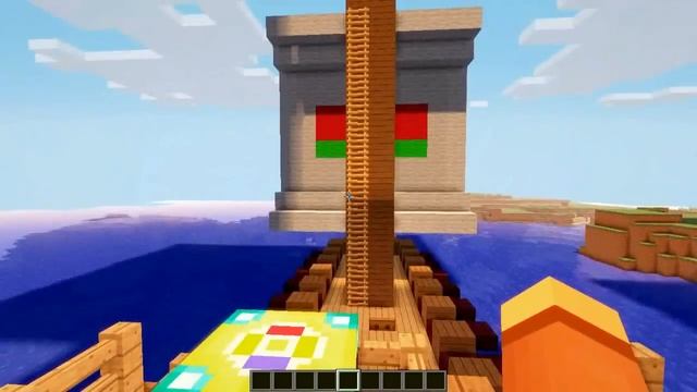Как сделать плавающий корабль в Minecraft смотреть онлайн
