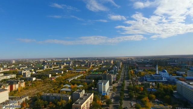 АКТОБЕ вид с высоты птичьего полёта. Aktobe Kazakhstan HD. Съемка с квадрокоптера.