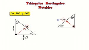 Triángulo Rectángulo Notable de 30° y 60°