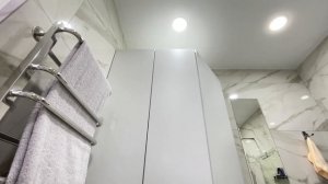 Готовый ремонт ванной комнаты (керамогранит)