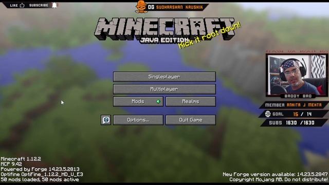 Minecraft 1.12.2 Java Edition | Solo with Mods | !mcmods | SURPRISE coming on 1st March смотреть онлайн