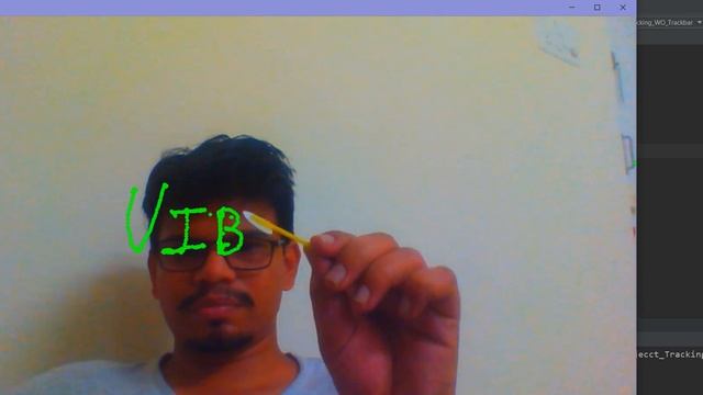 Writing in air | Python | Opencv смотреть онлайн