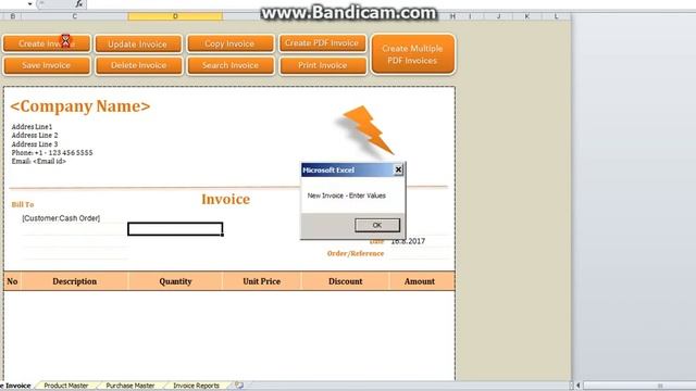 Excel Invoice App смотреть онлайн