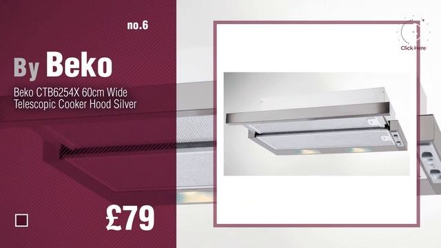 Telescopic Hoods, Amazon UK Best Sellers 2017 // Kitchen & Home Appliances
