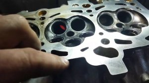 Опять поведённая ГБЦ..Интересный экземпляр.