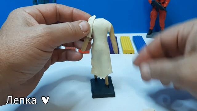 Лепка девочки - монстра из фильма "Звонок"