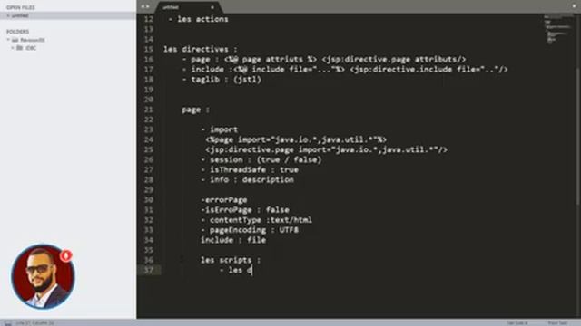 #J2EE Java EE with Jaiti Mohammed DARIJA - JSP ( Introduction ) # 3