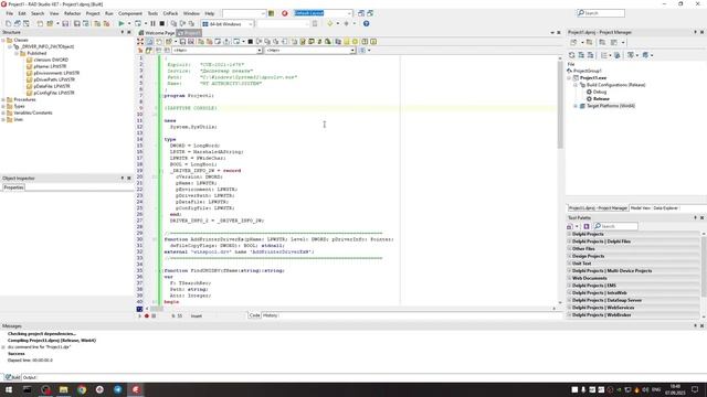 Delphi XE7 CVE-2021-1675 System DLL смотреть онлайн