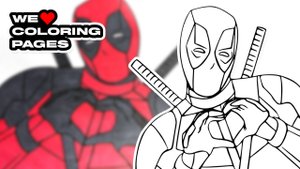 #7 Deadpool Раскраска | МЫ ❤️ РАСКРАСКИ