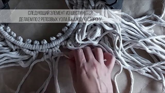 Рама для зеркала, макраме венок своими руками