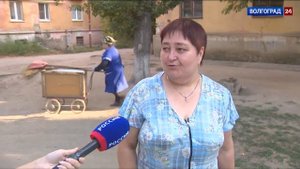 Волгоградский дворник стала «Лучшей по профессии»