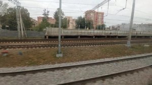 Ярославское направление. Поездка на электропоезде ЭД4М от Ярославского вокзала до Пушкино.