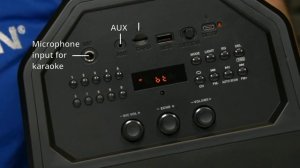 SVEN PS-670 portable acoustic system with a backlight