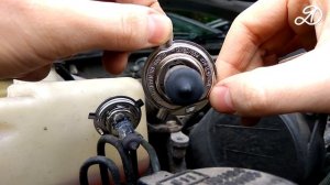 Replacing bulb in the headlamp. Toyota Camry Gracia